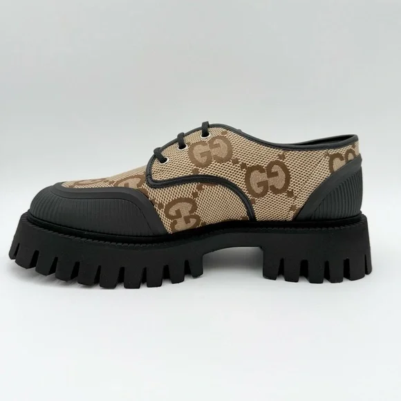 Gucci Maxi Supreme Lug Chunky Sole Derby Big Print